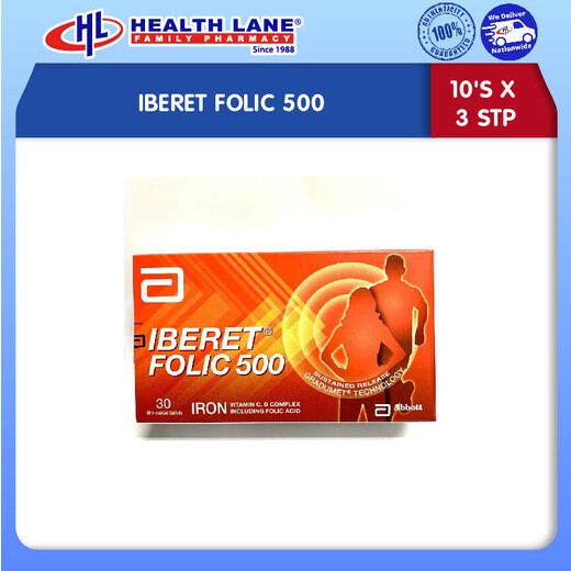 IBERET FOLIC 500 (10'Sx3 STP)